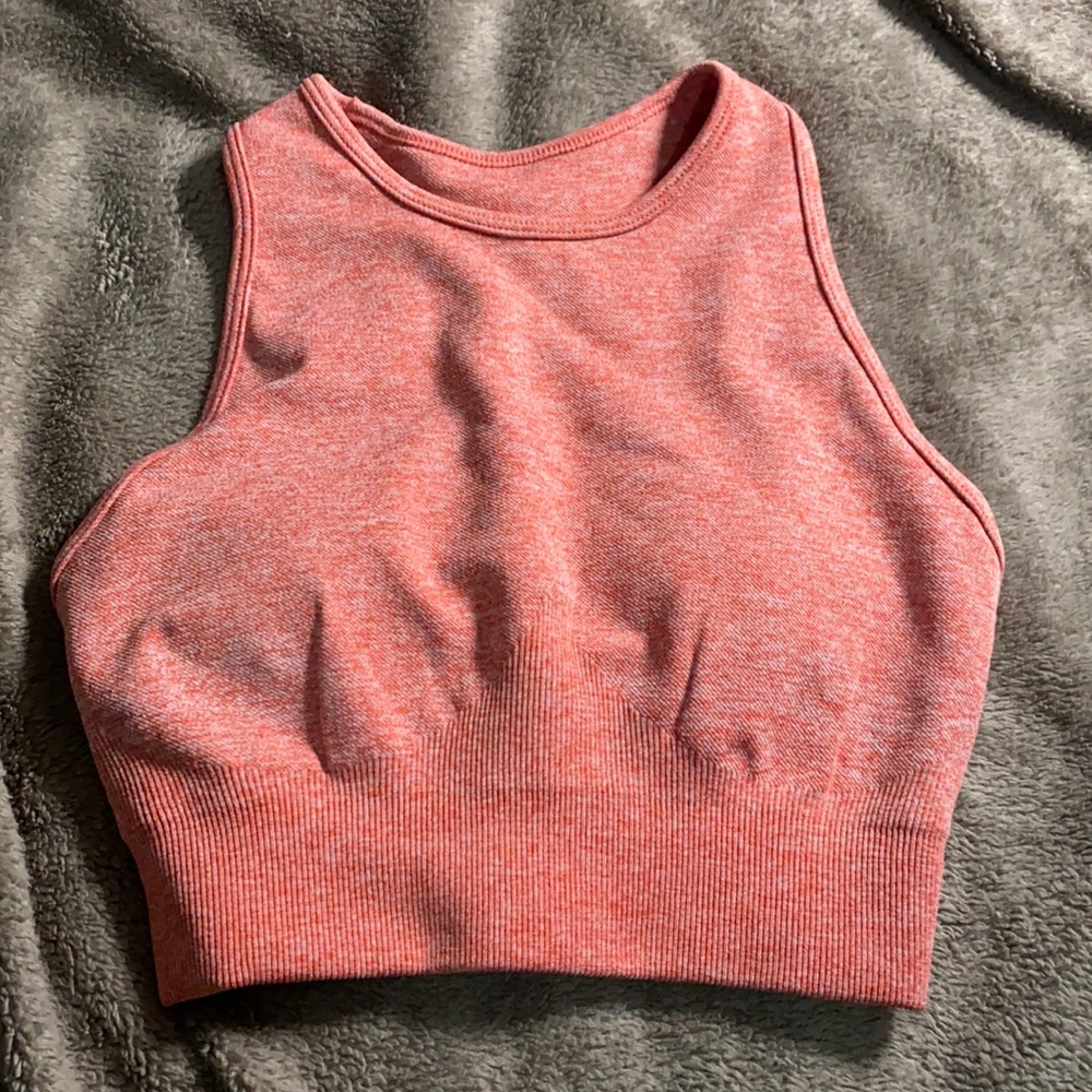 Bo+Tee BEVER WORN halter Workout Top (was 54 after shipping)